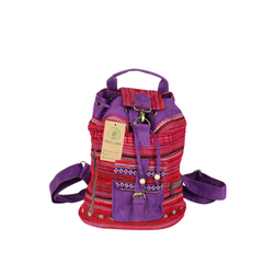 Fashionable Hand-Woven Brocade Backpacks For Men And Women