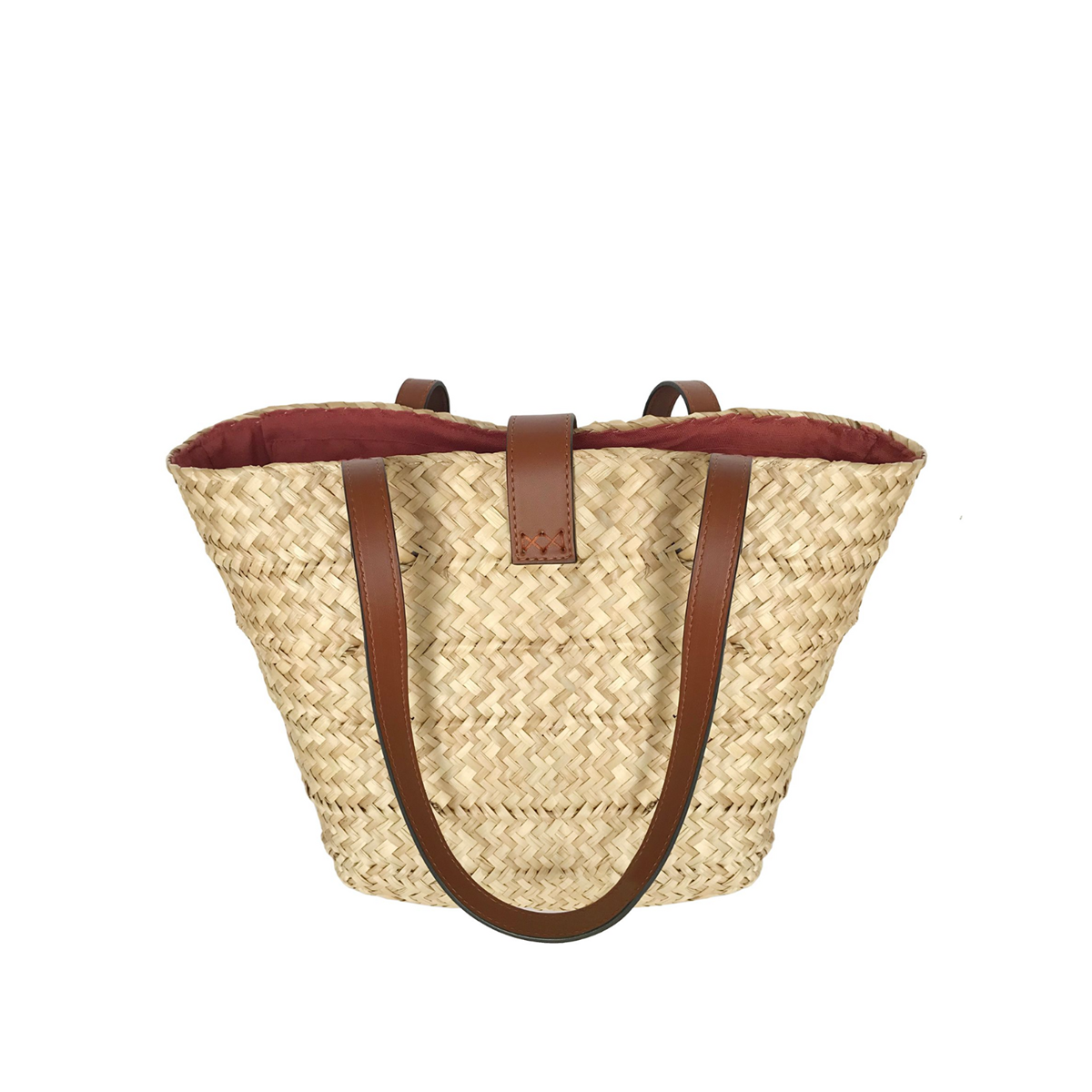 Fashionable Leather Strap Sedge Bag