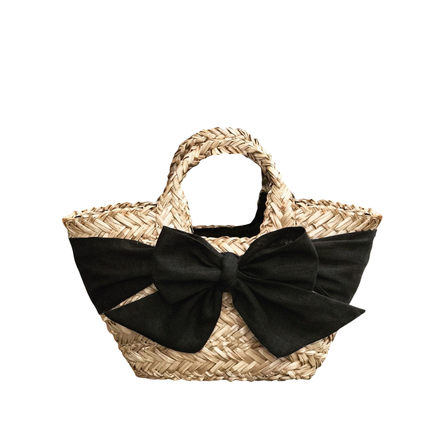 Fashionable TieBow Sedge Handbag 1
