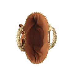 Fashionable TieBow Sedge Handbag