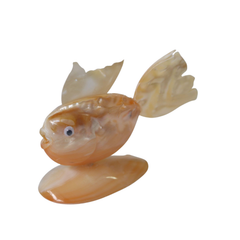 Fish Made Of Shiny Seashells