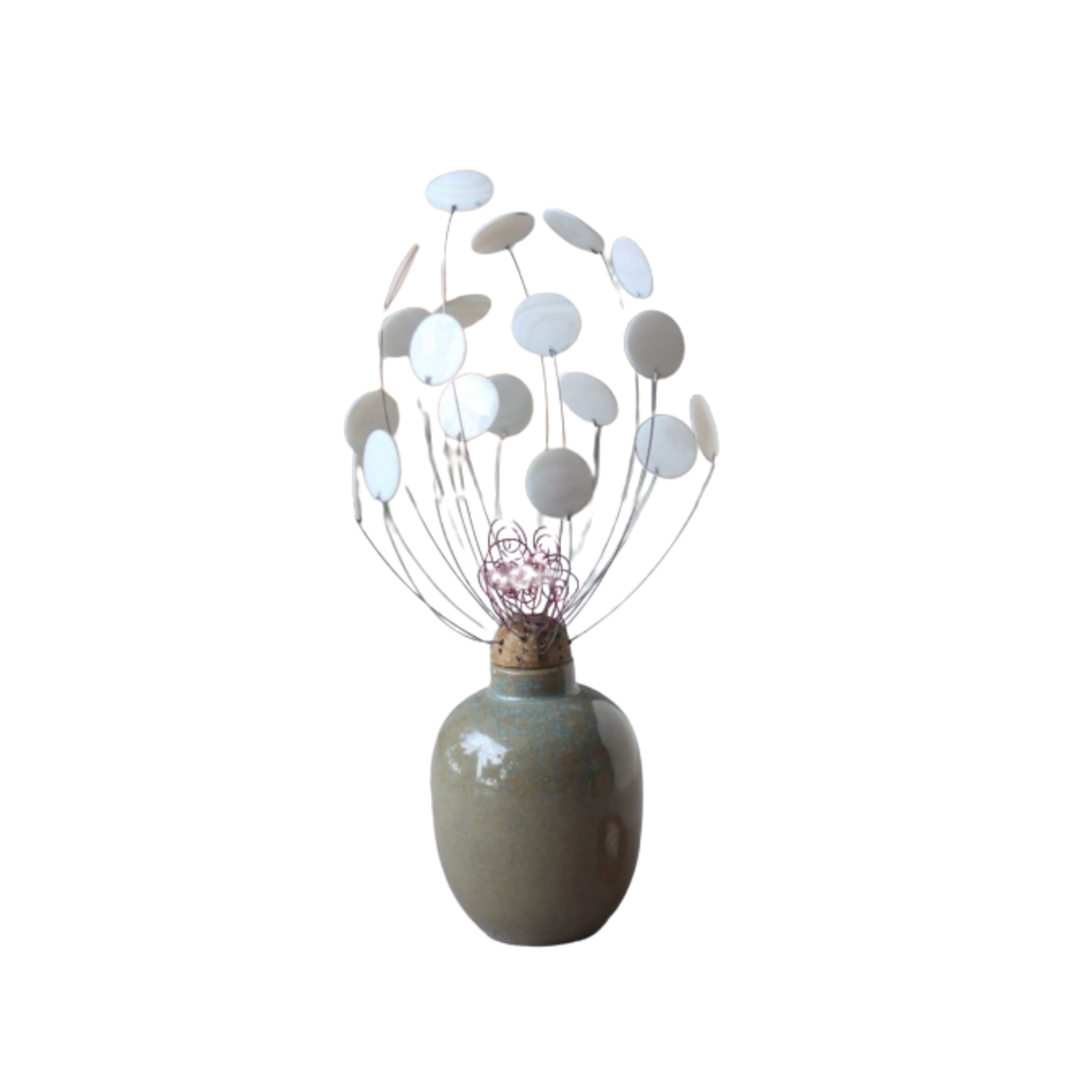 Flower Vase From Seashells