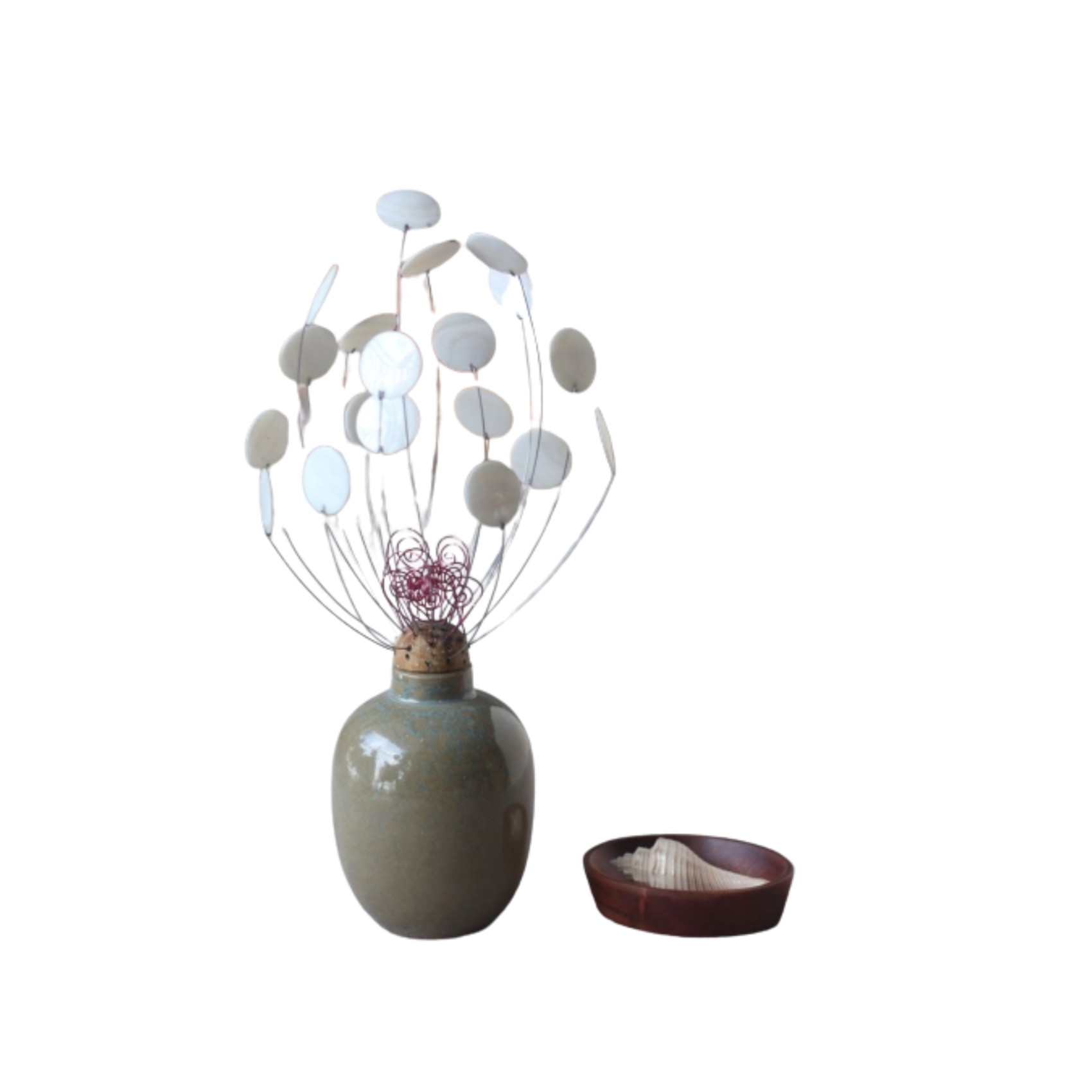 Flower Vase From Seashells