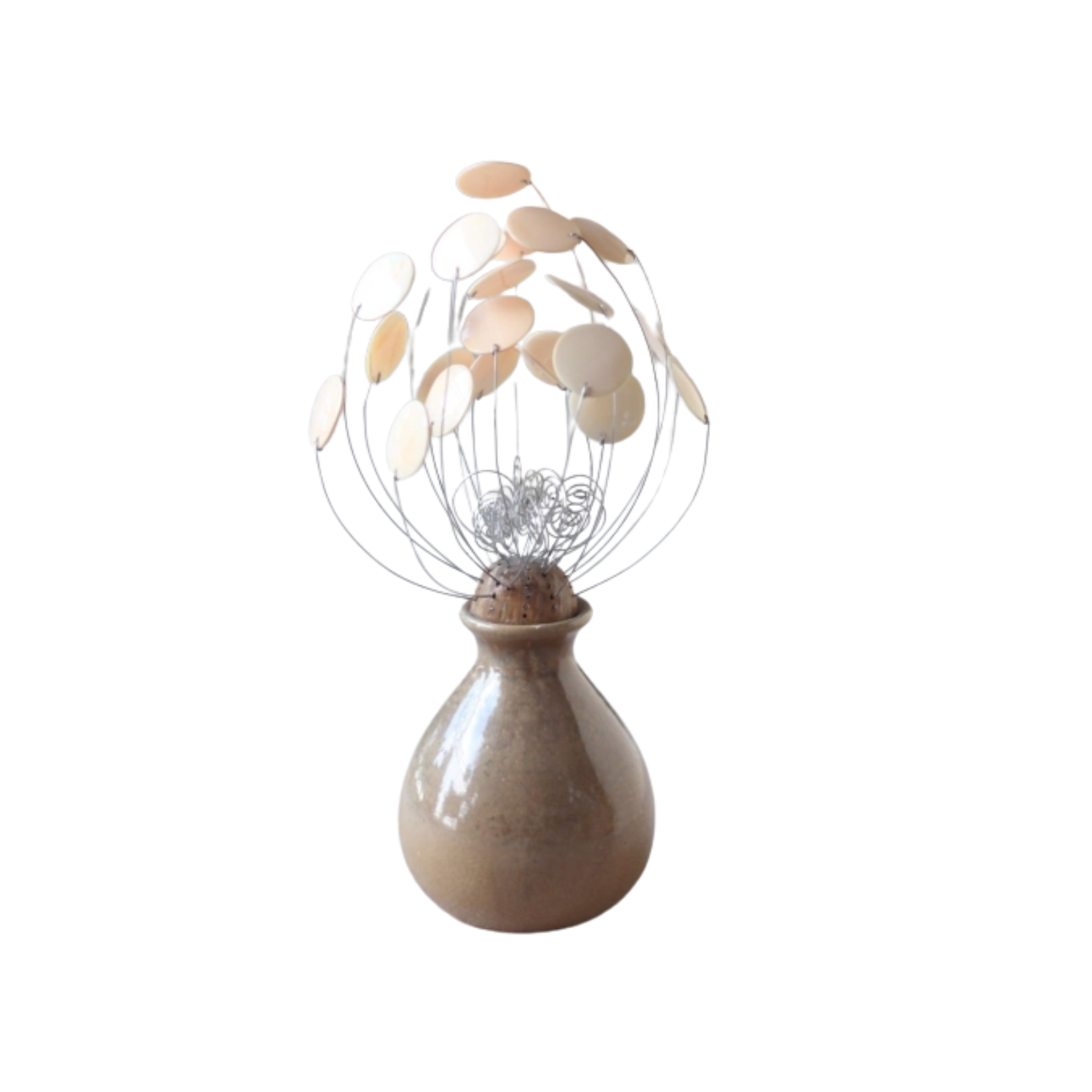 Flower Vase From Seashells
