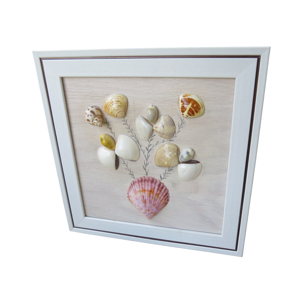 Flower Vase Paintings With Seashells