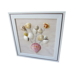 Flower Vase Paintings With Seashells
