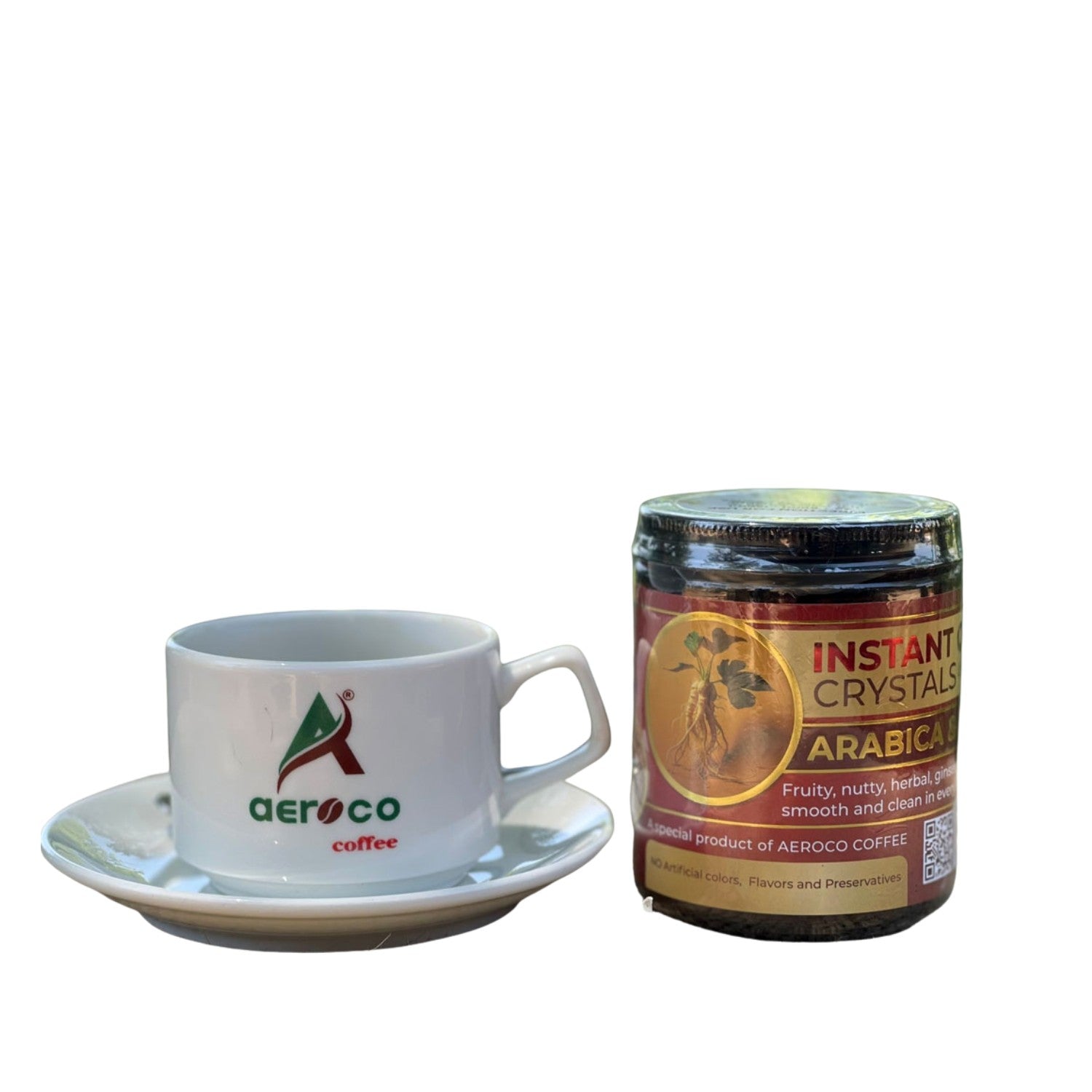 Freeze-Dried Instant Coffee And Ginseng