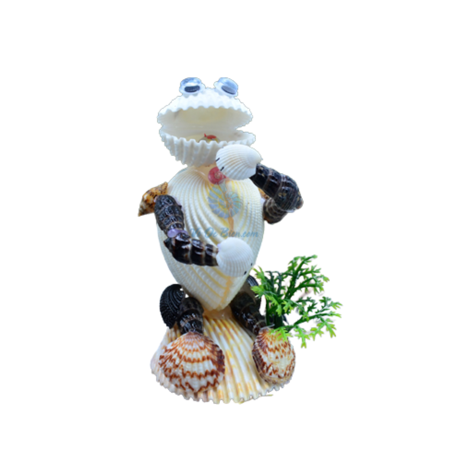 Frog Made From Seashells