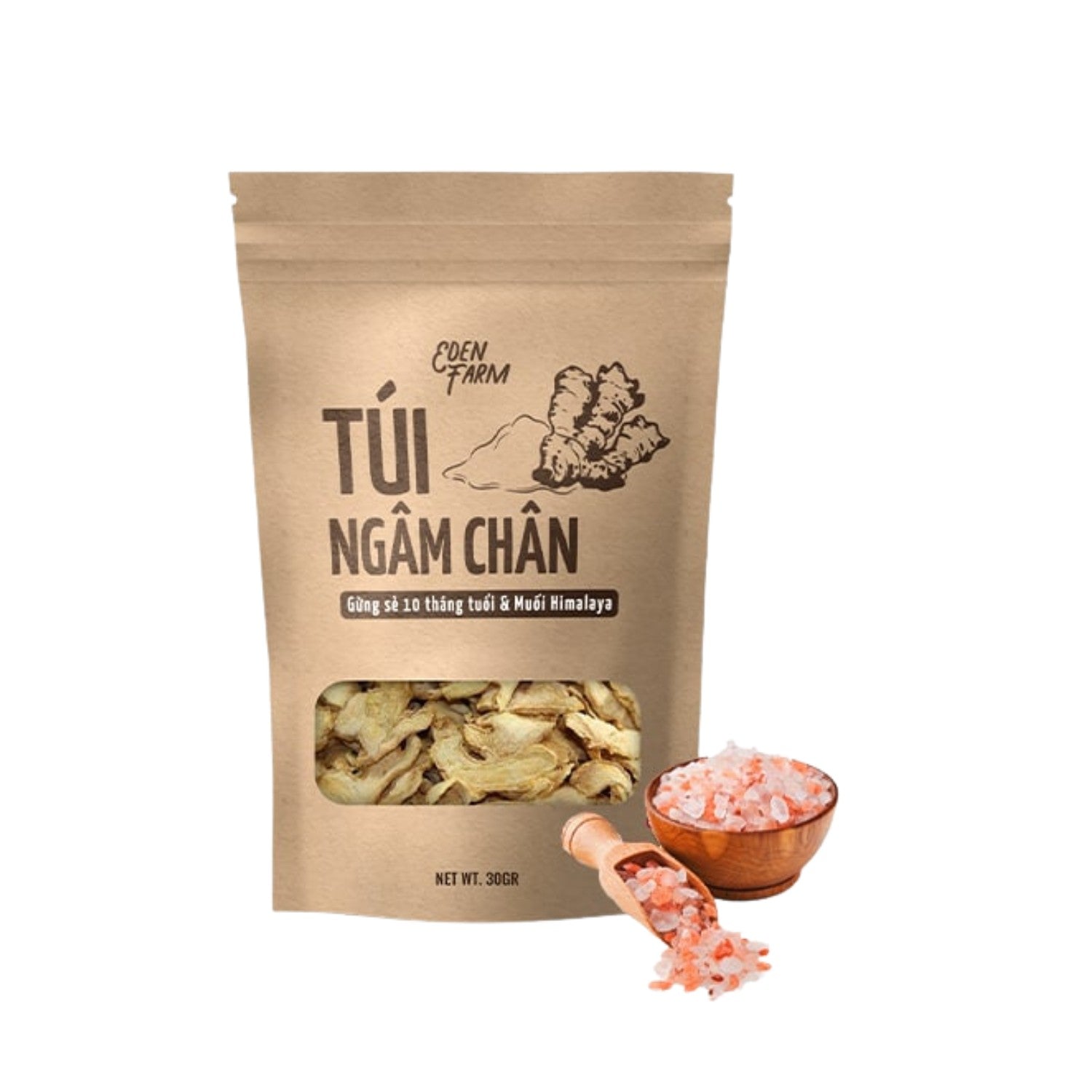 Ginger Salt Foot Soak Bag
