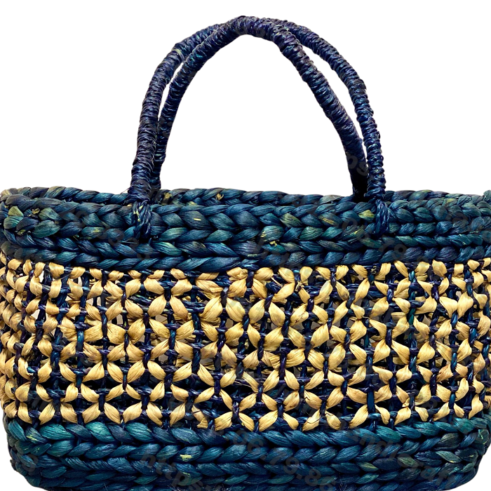 Green Mixed Water Hyacinth Bag