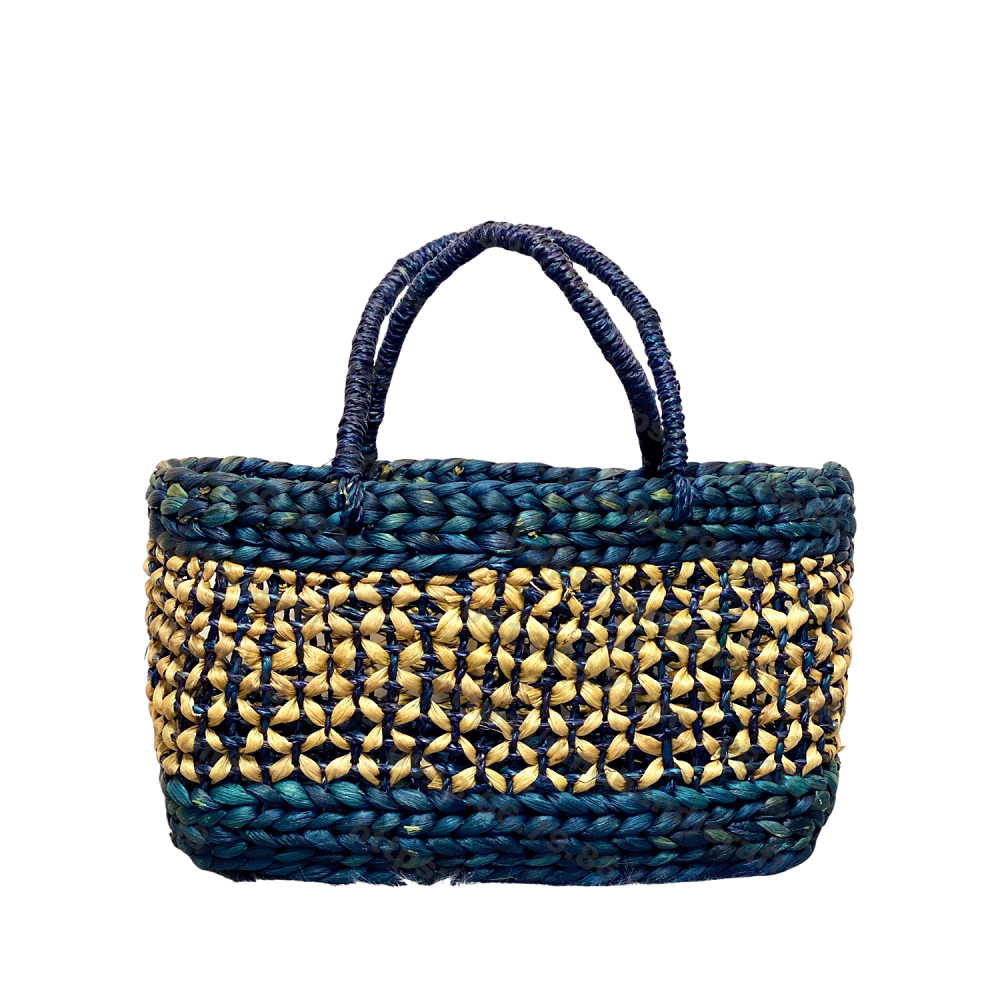 Green Mixed Water Hyacinth Bag