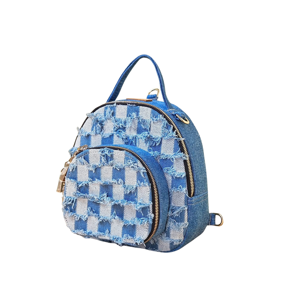 Handmade Upcycled Denim HOYA Backpack