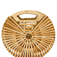 Half-Moon Shaped Bamboo Handbag 1