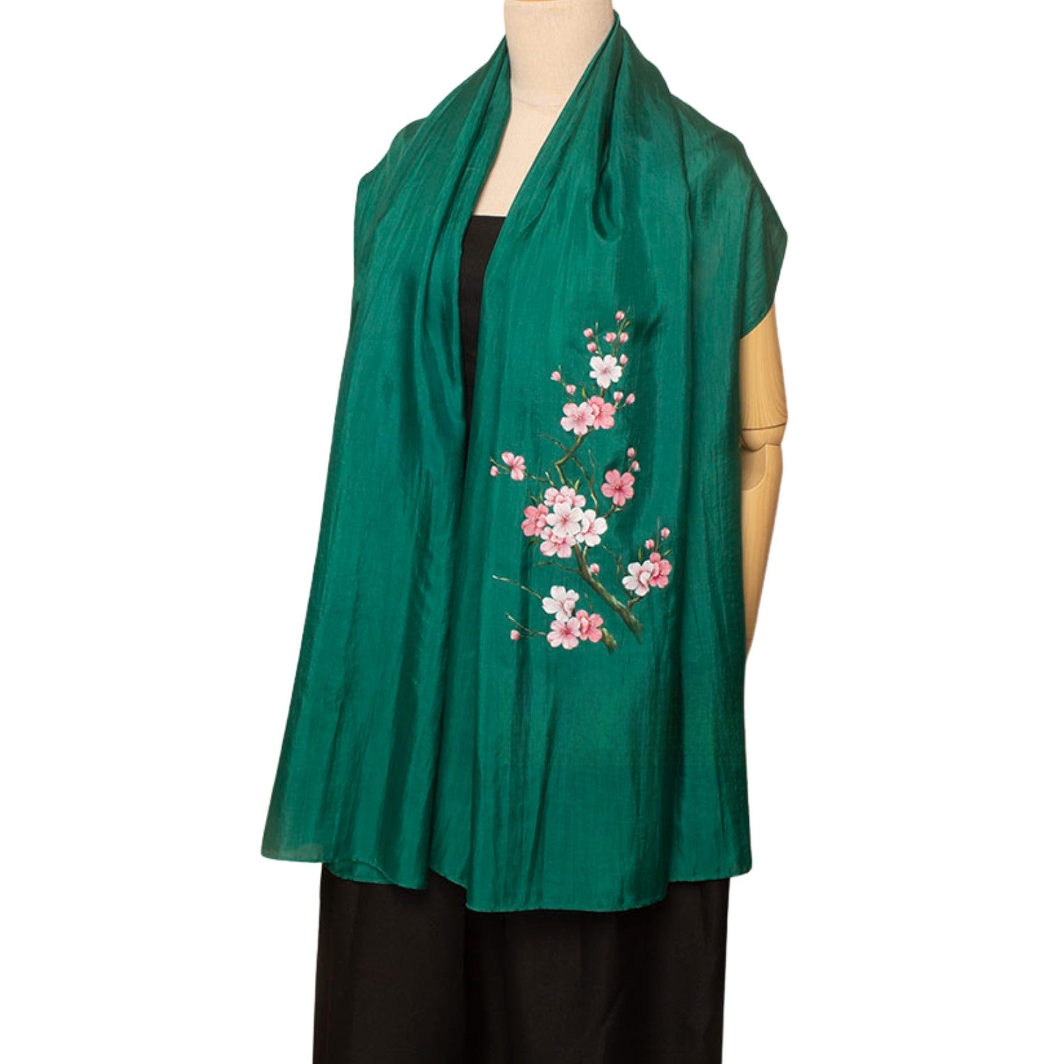 Hand Painted Scarves Mulberry Silk Handcrafted