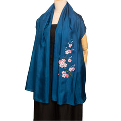 Hand Painted Scarves Mulberry Silk Handcrafted