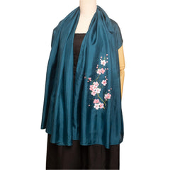 Hand Painted Scarves Mulberry Silk Handcrafted