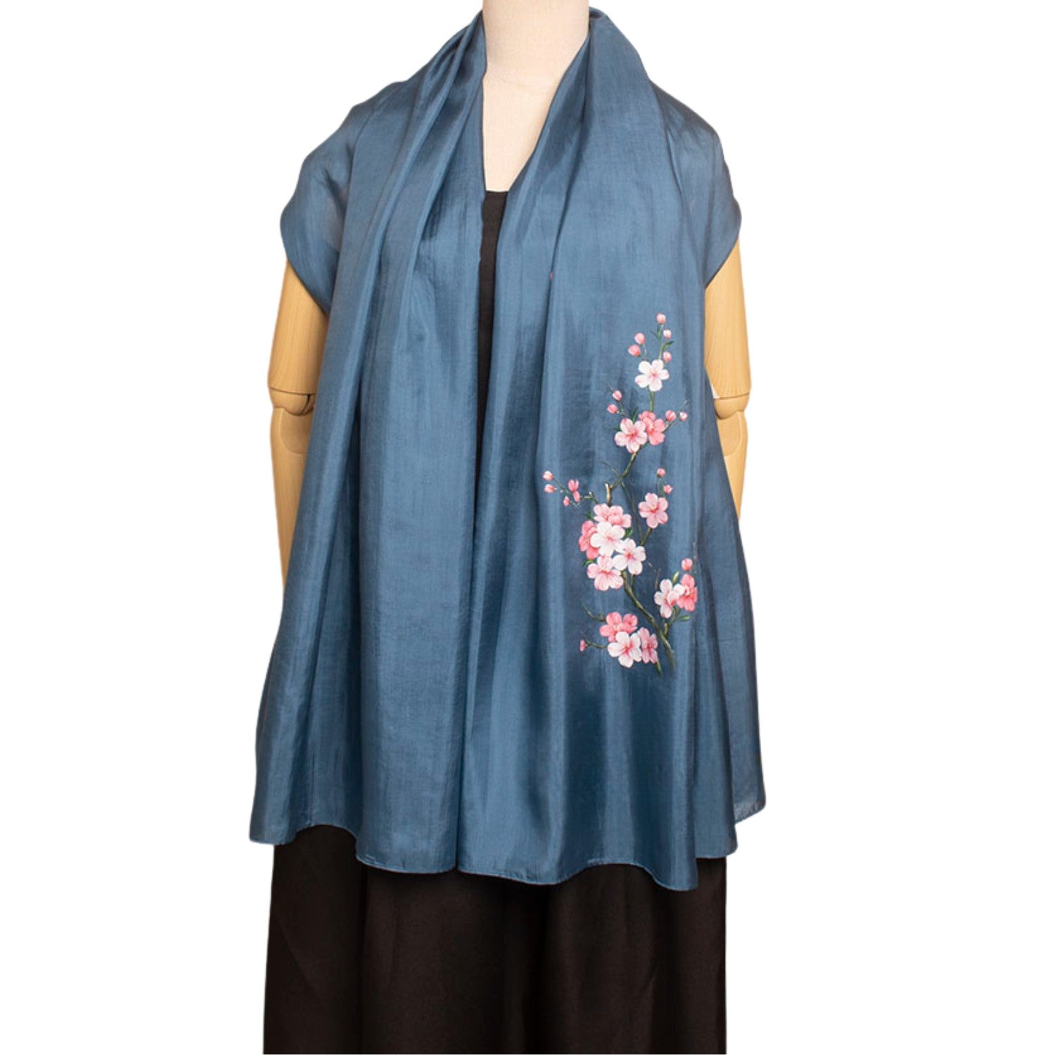 Hand Painted Scarves Mulberry Silk Handcrafted