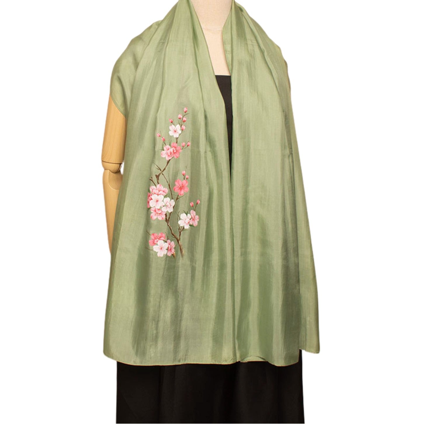 Hand Painted Scarves Mulberry Silk Handcrafted
