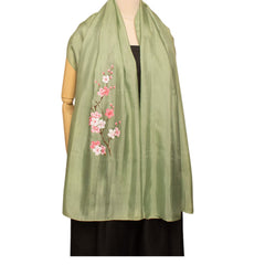 Hand Painted Scarves Mulberry Silk Handcrafted