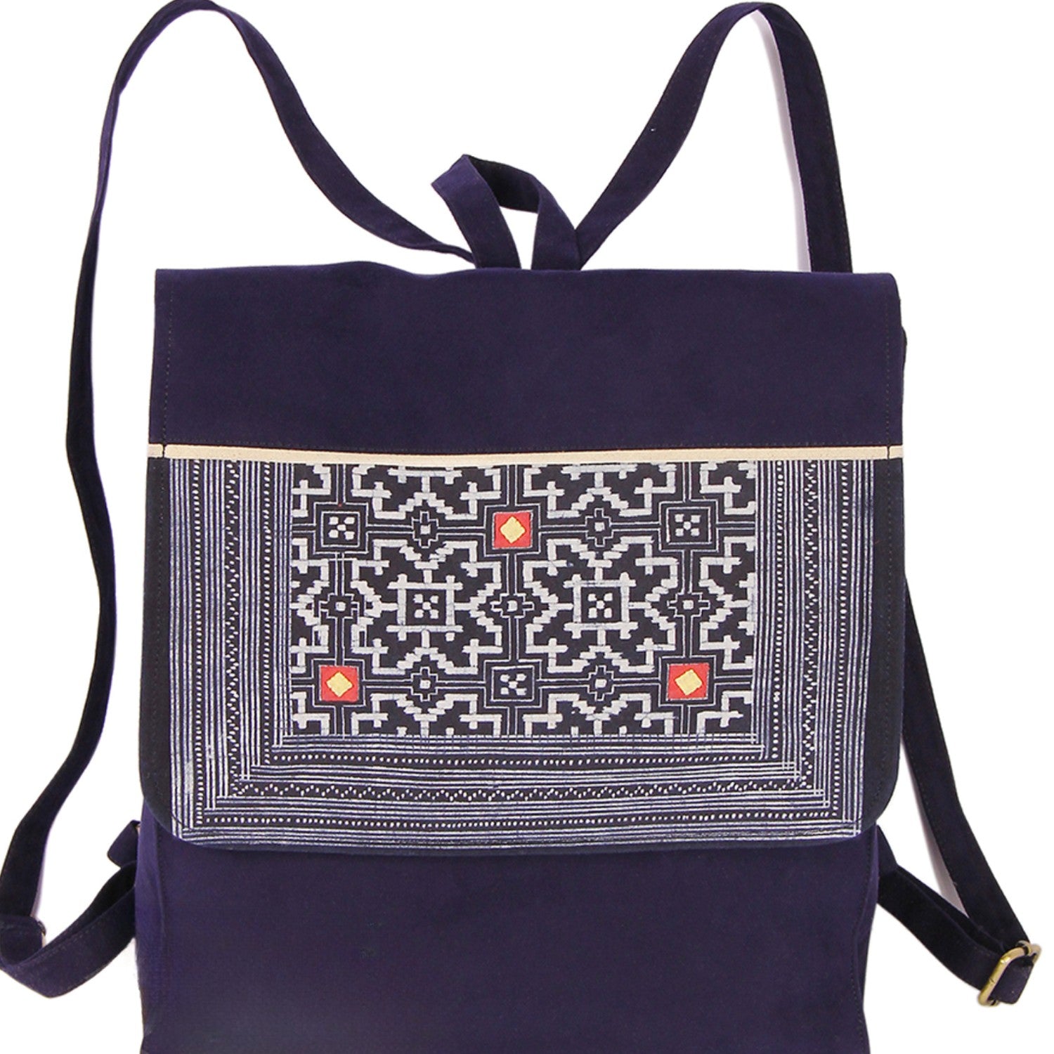 Hand-Woven Brocade Backpack
