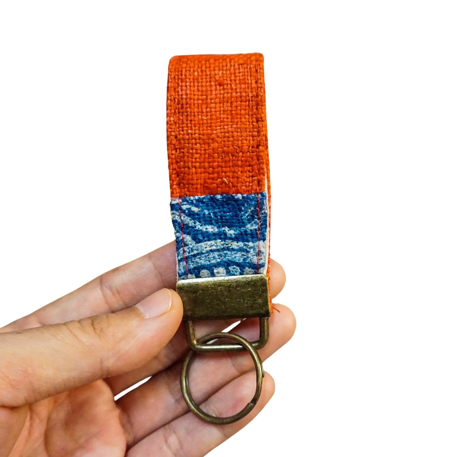 Hand Woven Brocade Keychains