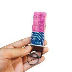 Hand Woven Brocade Keychains