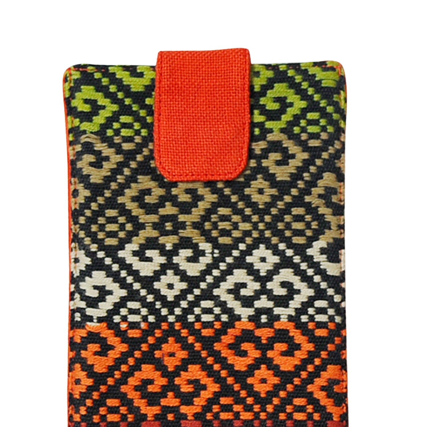 Hand-Woven Brocade Phone Bag