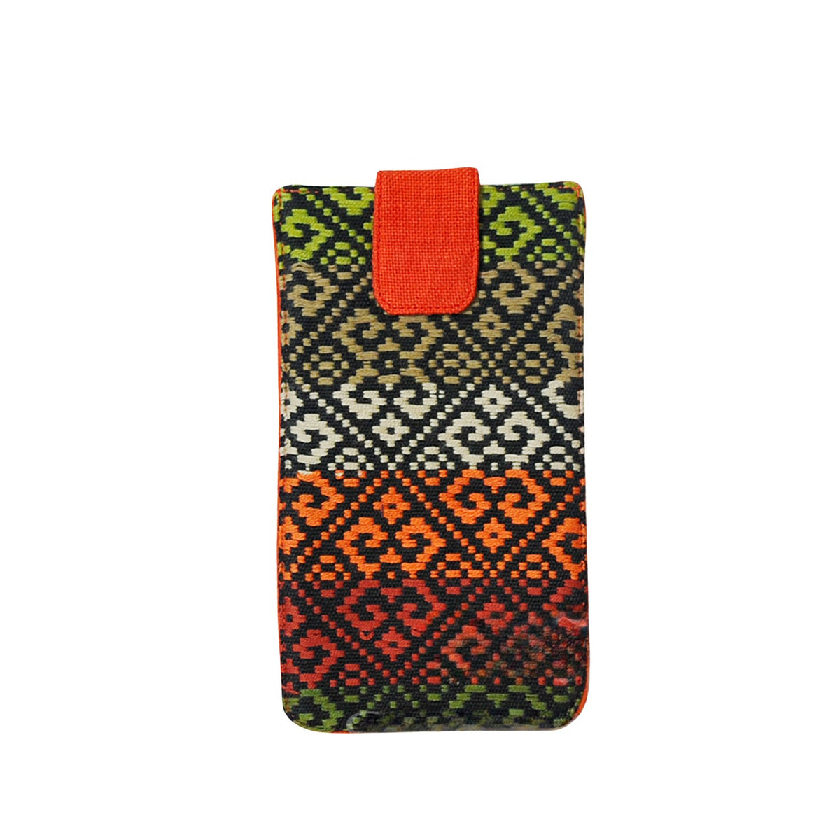 Hand-Woven Brocade Phone Bag