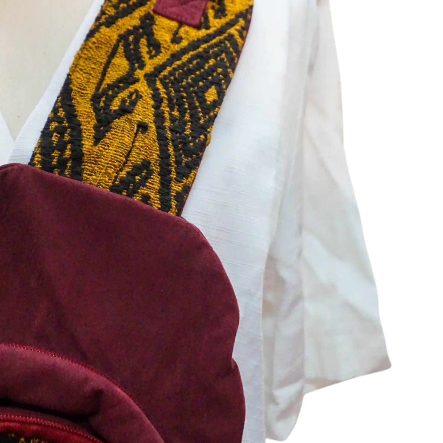Hand-Woven Brocade Backpack