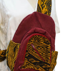 Hand-Woven Brocade Backpack