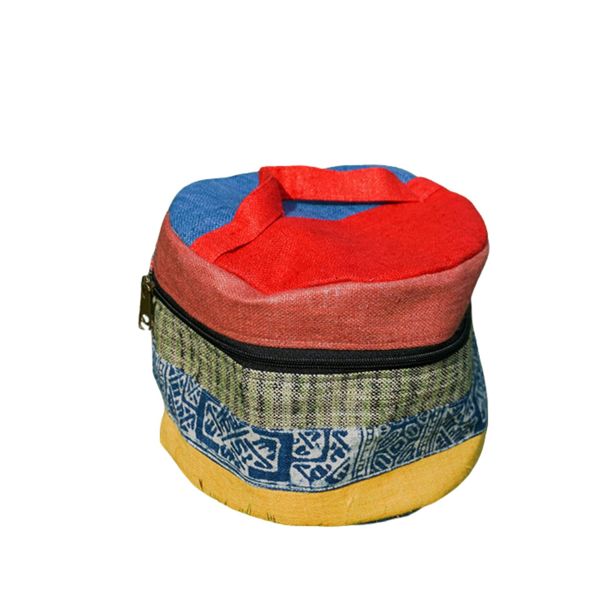 Hand-Woven Brocade Cosmetic Bag