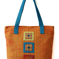 Handwoven Brocade Handbag