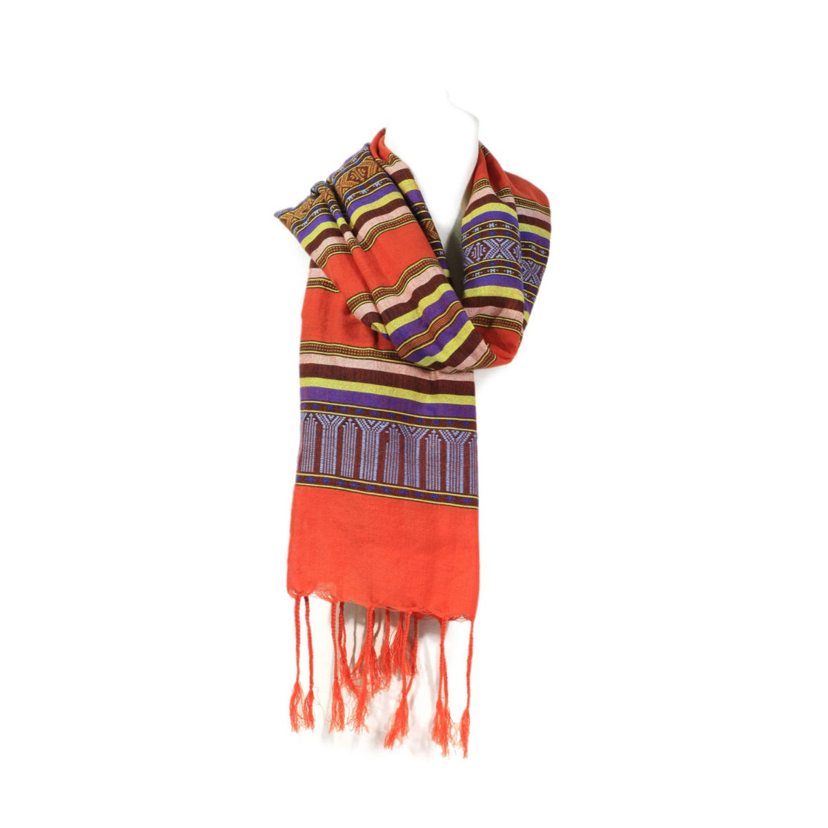 Hand-Woven Brocade Scarf