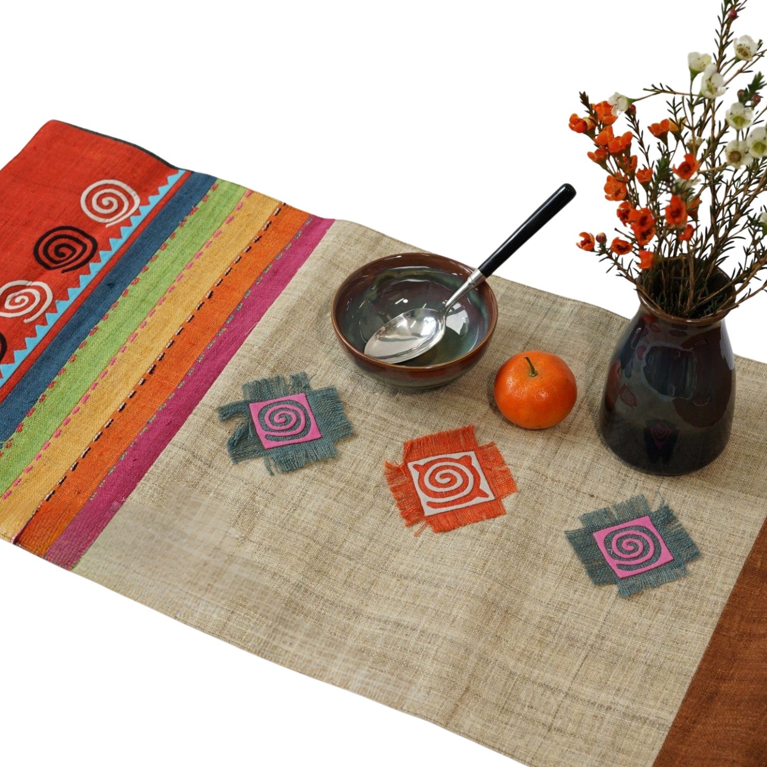 Hand-Woven Brocade Tablecloths