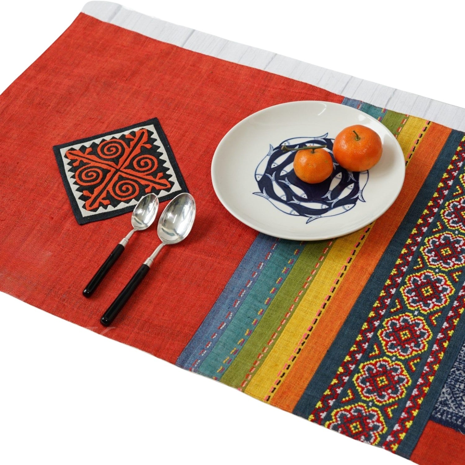 Hand-Woven Brocade Tablecloths