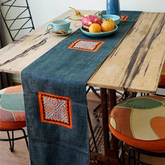 Hand-Woven Brocade Tablecloths