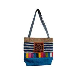 Hand-Woven Brocade Tote Bag