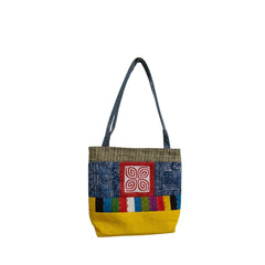 Hand-Woven Brocade Tote Bag