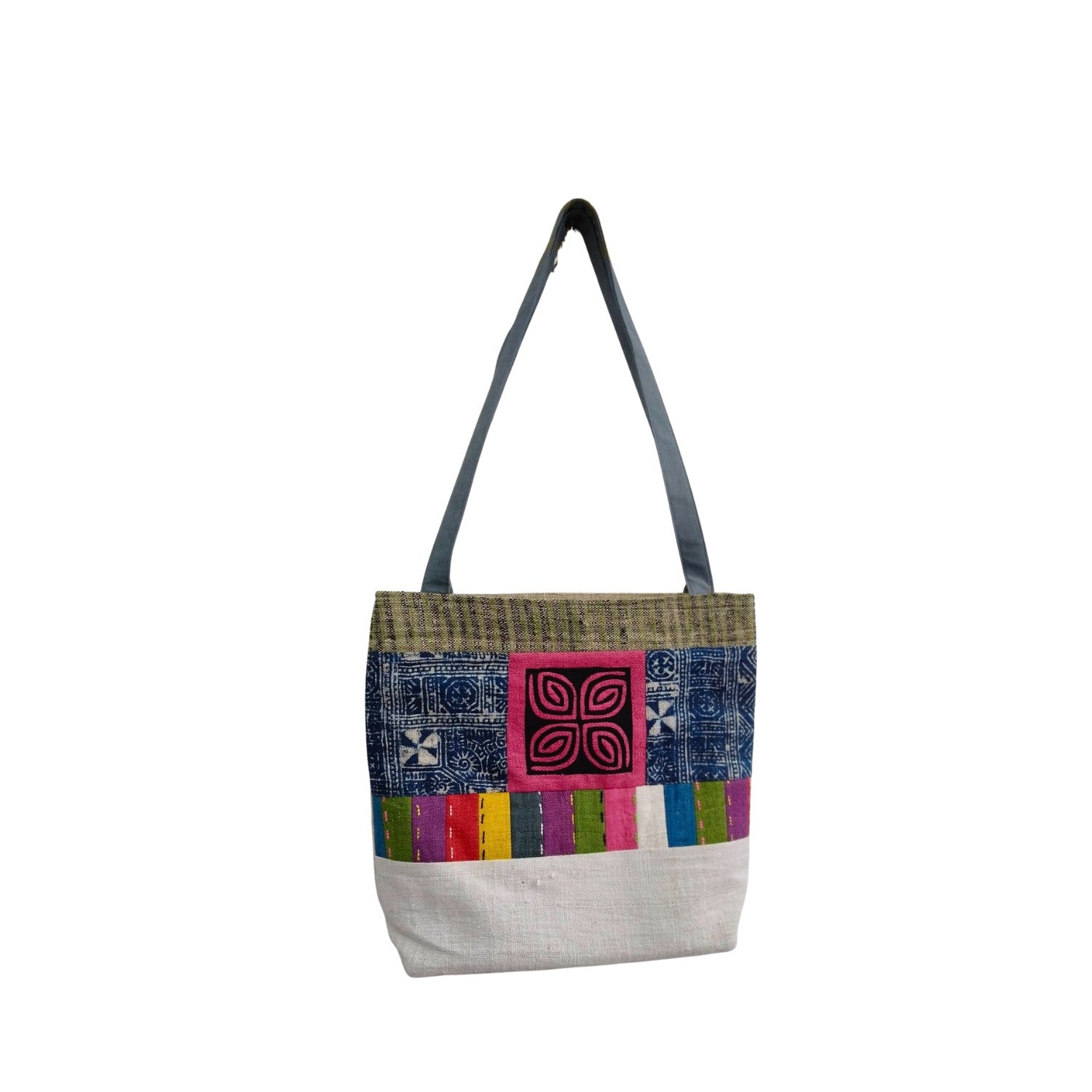 Hand-Woven Brocade Tote Bag