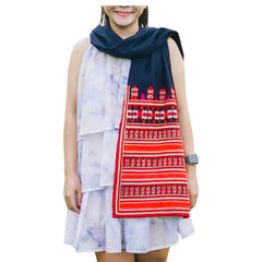 Hand-Woven Ethnic Brocade Scarf