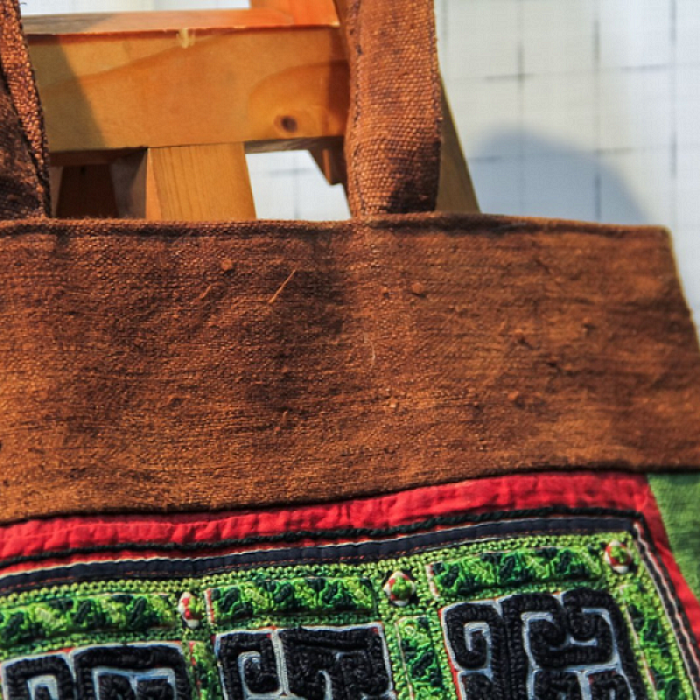 Hand-Woven Brocade Shoulder Bag