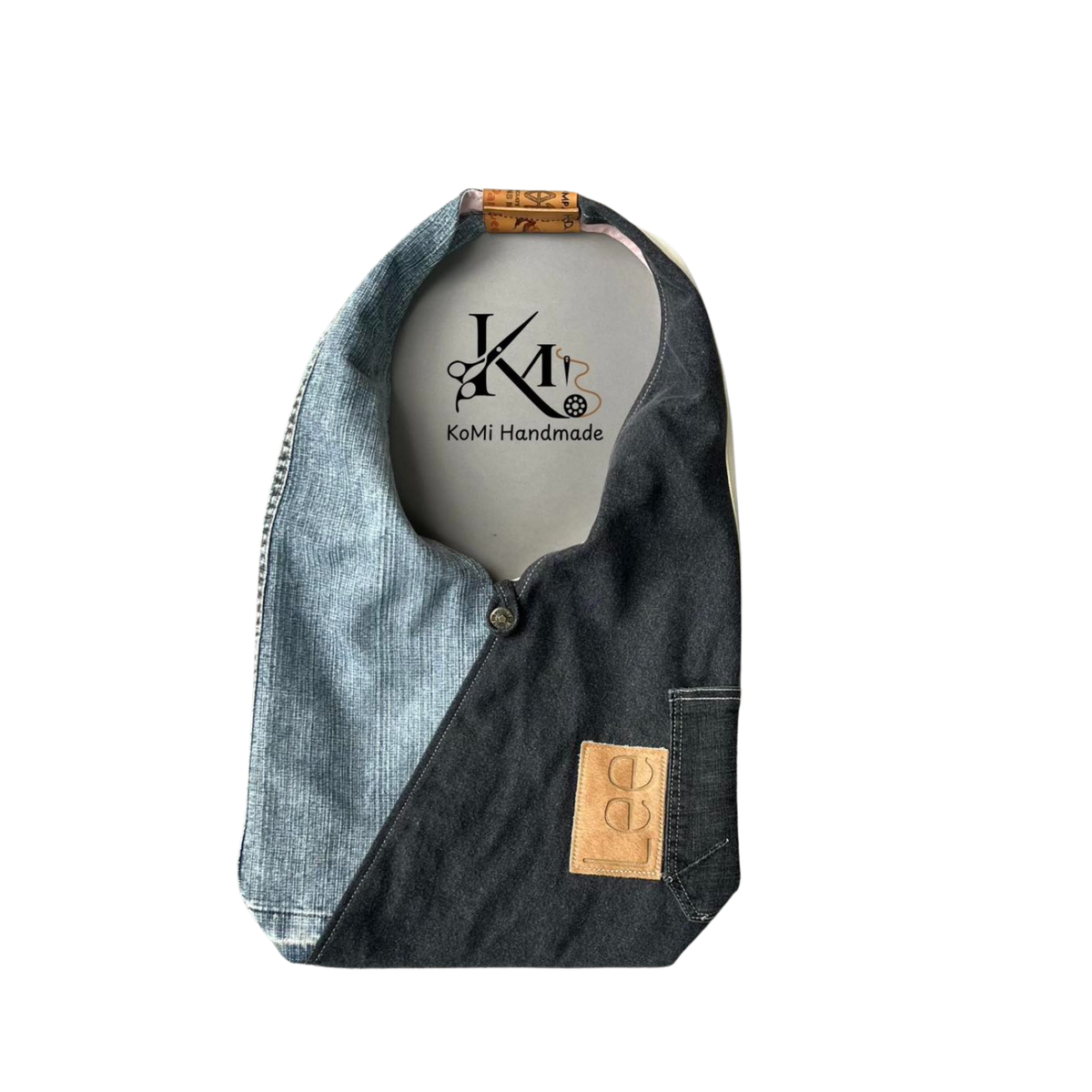 Handmade Upcycled Denim Hand Bag 1