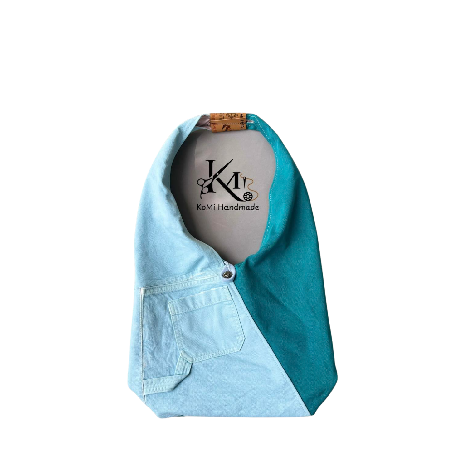 Handmade Upcycled Denim Hand Bag 1