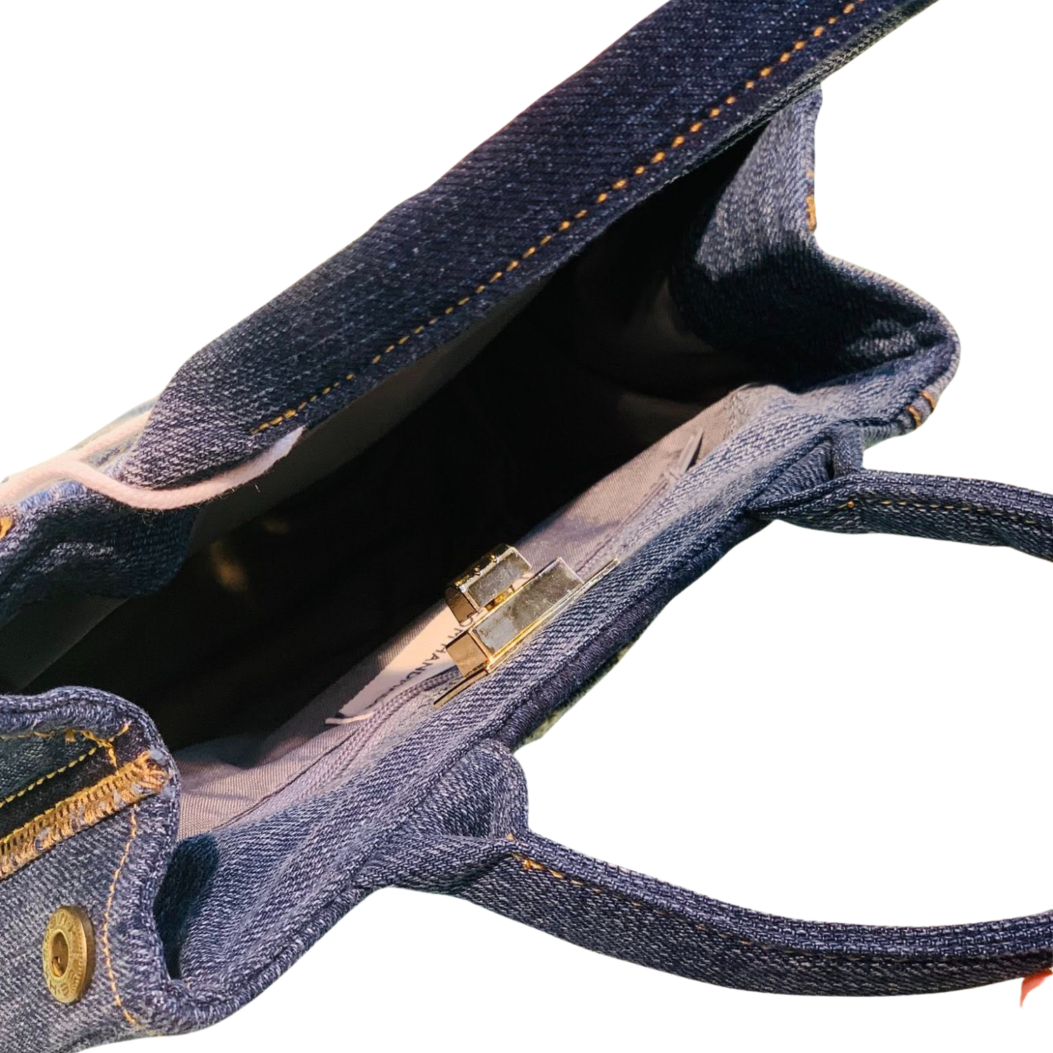 Handmade Upcycled Denim Hand Bag