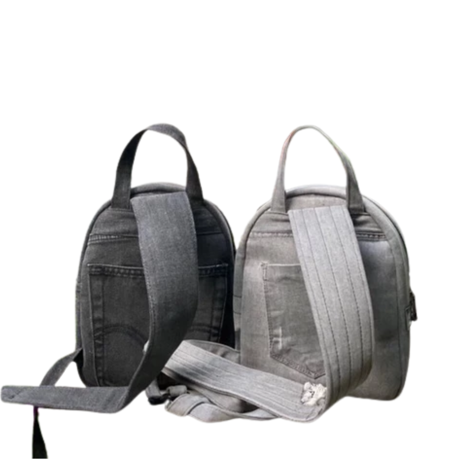 Handmade Upcycled Denim Backpack