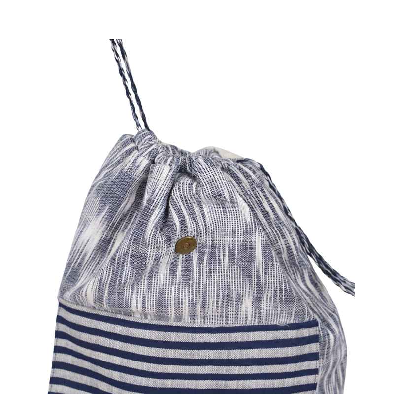 Hand-Woven Brocade Backpack