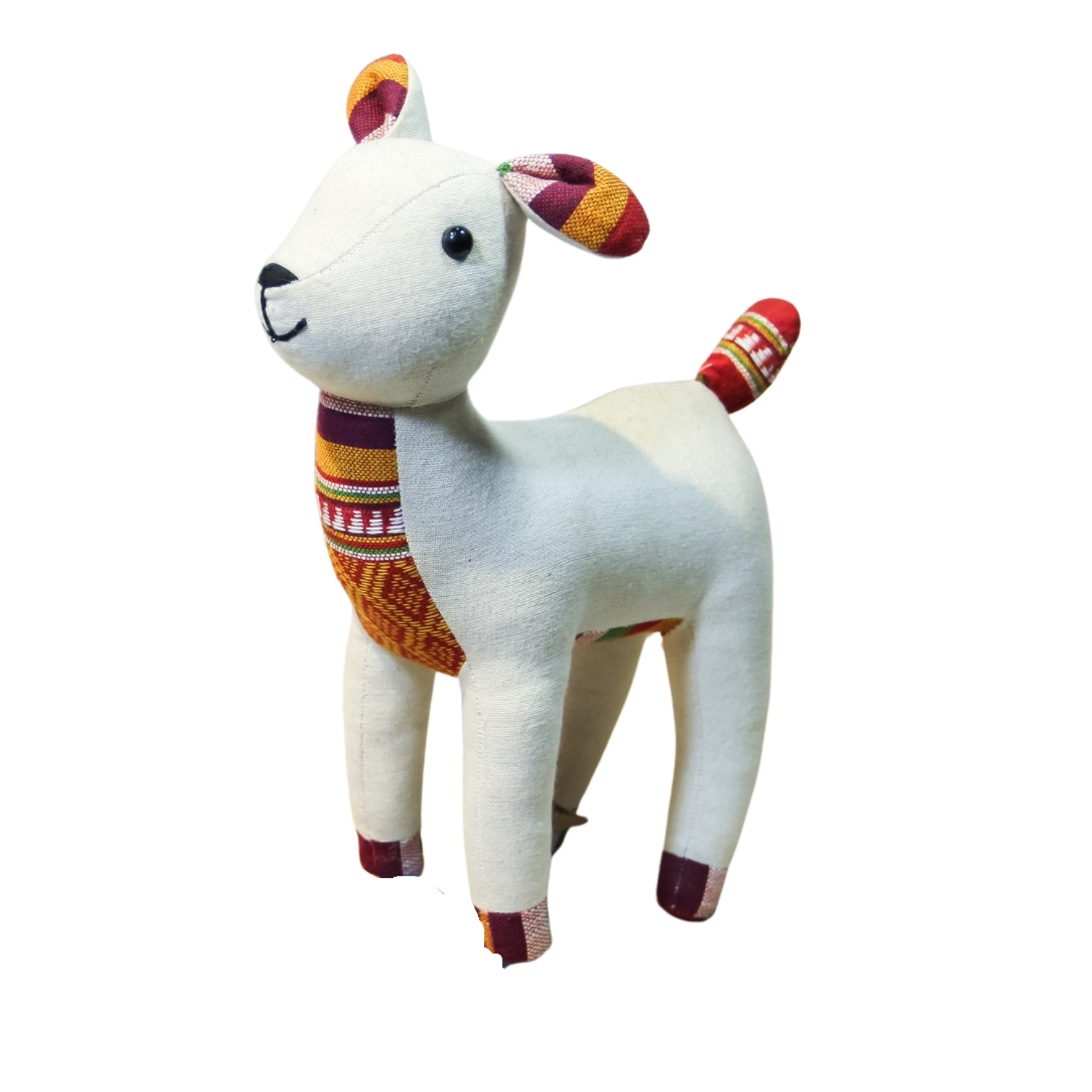 Hand-Woven Brocade Deer