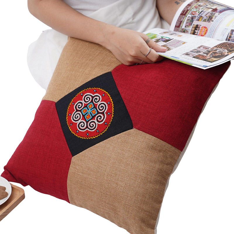 Hand-Woven Brocade Pillowcases