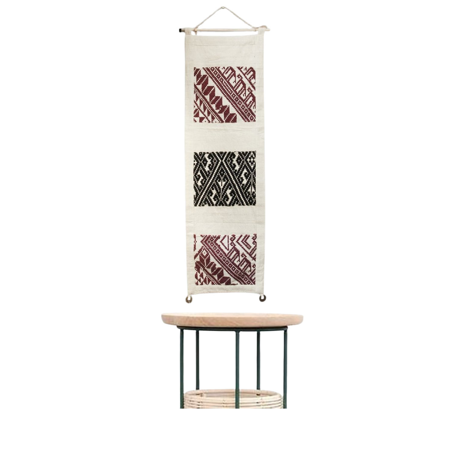 Hand-Woven Brocade Wall Paintings