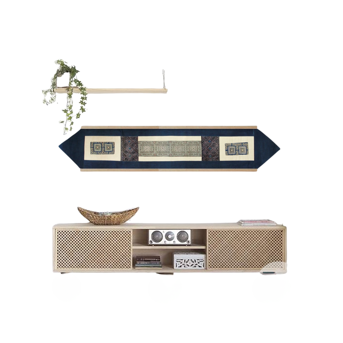 Hand-Woven Decorative Mat
